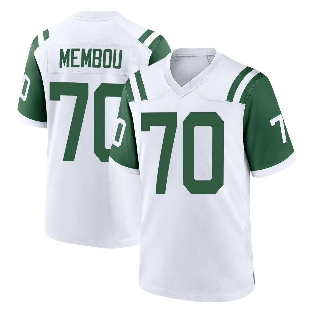 Tlead NY.Jets #70 Armand Membou Player White Classic Home Game Stitched Jerseys