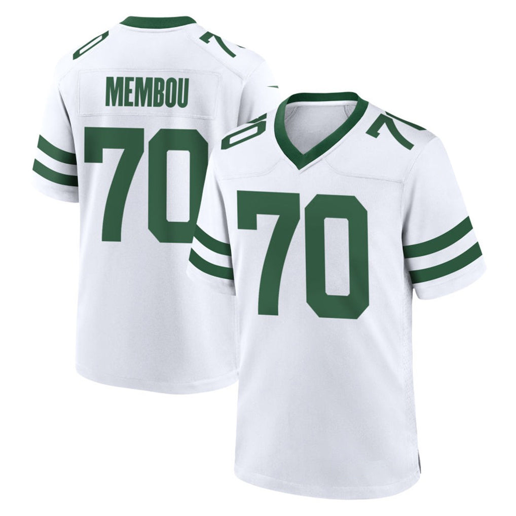 Tlead NY.Jets #70 Armand Membou Player White Legacy Home Game Stitched Jerseys