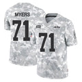 Tlead NY.Jets #71 Josh Myers Player Arctic Camo Salute to Service Limited Game Stitched Jerseys