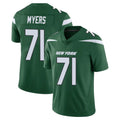 Tlead NY.Jets #71 Josh Myers Player Green Limited Vapor Home Game Stitched Jerseys