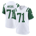 Tlead NY.Jets #71 Josh Myers Player White Classic Home Game Stitched Jerseys