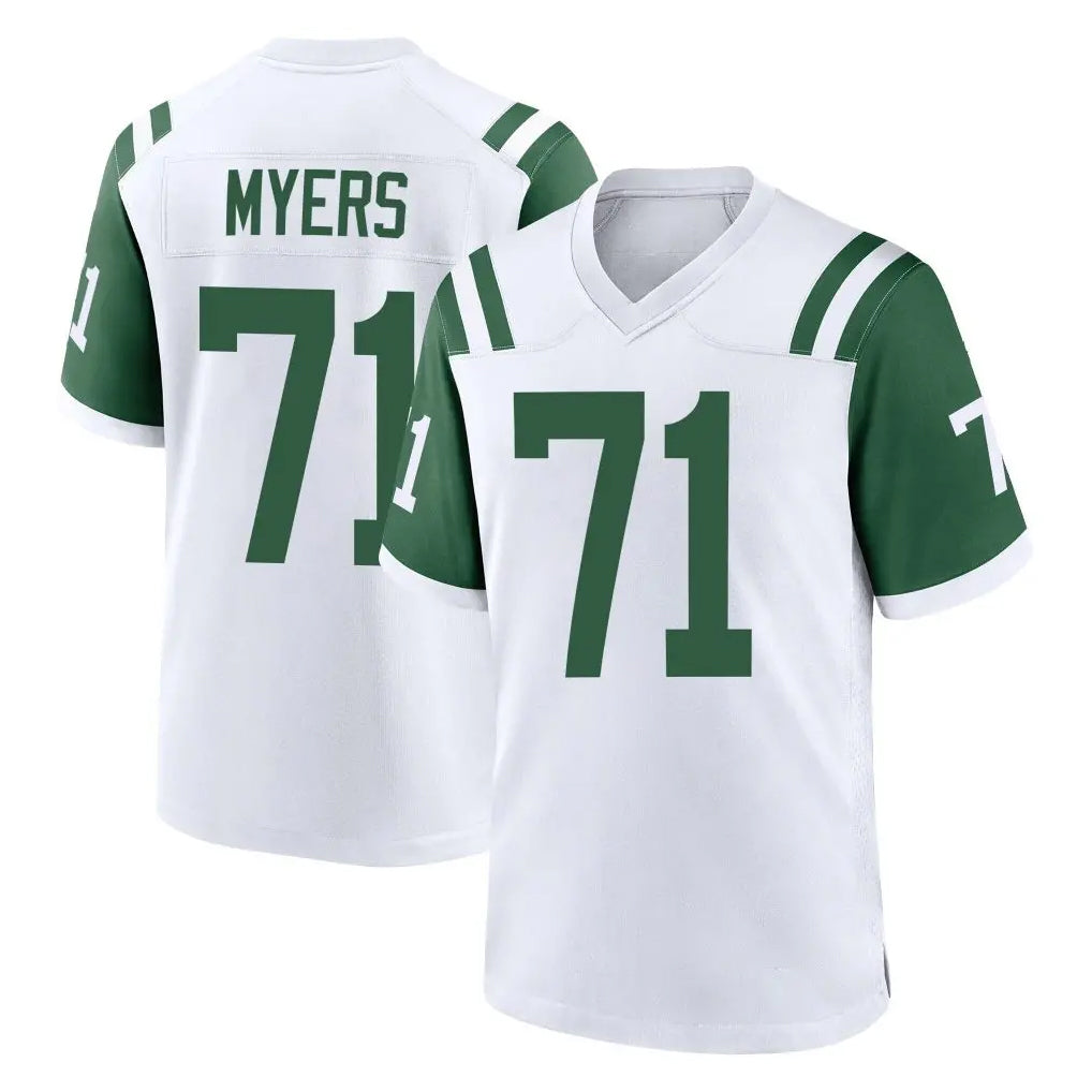 Tlead NY.Jets #71 Josh Myers Player White Classic Home Game Stitched Jerseys