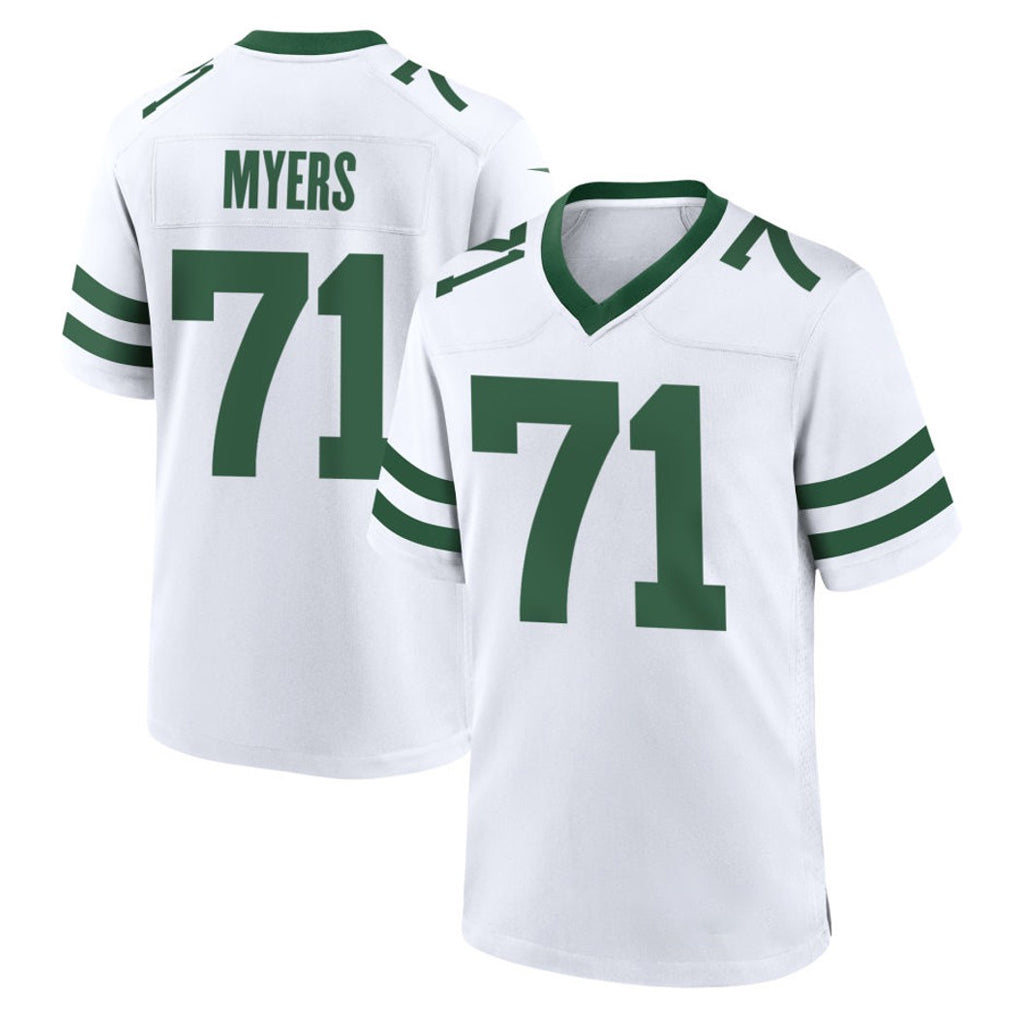 Tlead NY.Jets #71 Josh Myers Player White Legacy Home Game Stitched Jerseys