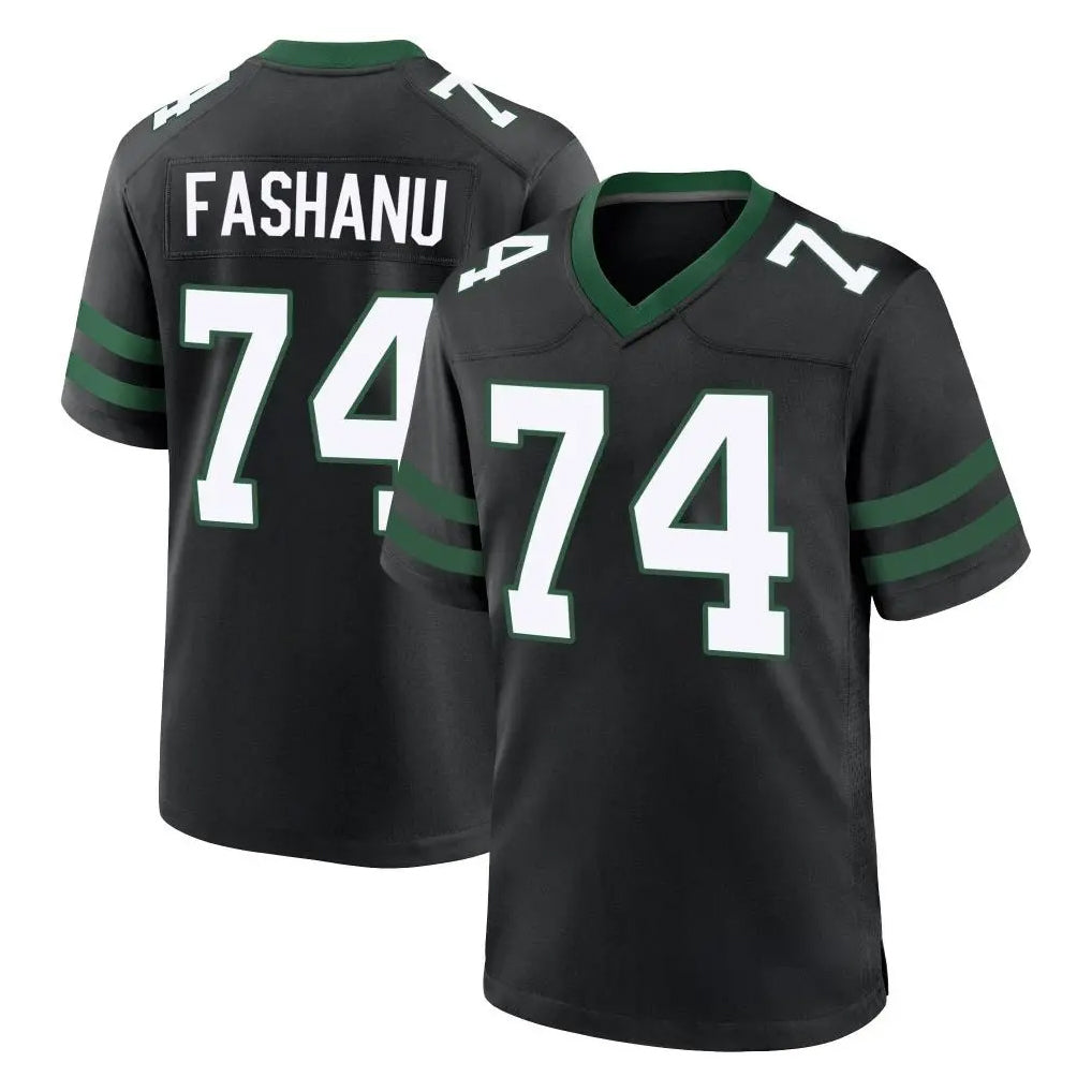Tlead NY.Jets #74 Olu Fashanu Player Black Legacy Home Game Stitched Jerseys
