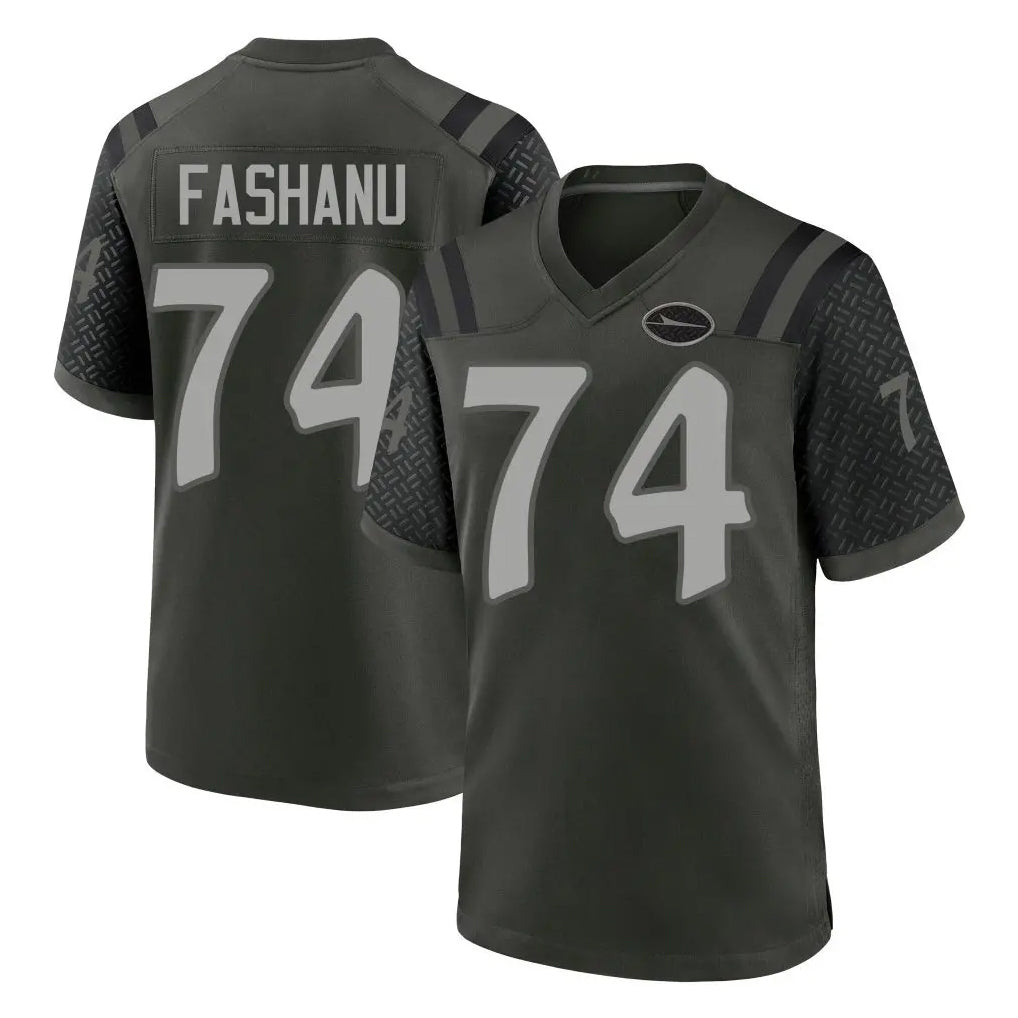 Tlead NY.Jets #74 Olu Fashanu Player Green 2025 Rivalries Collection Home Game Stitched Jerseys