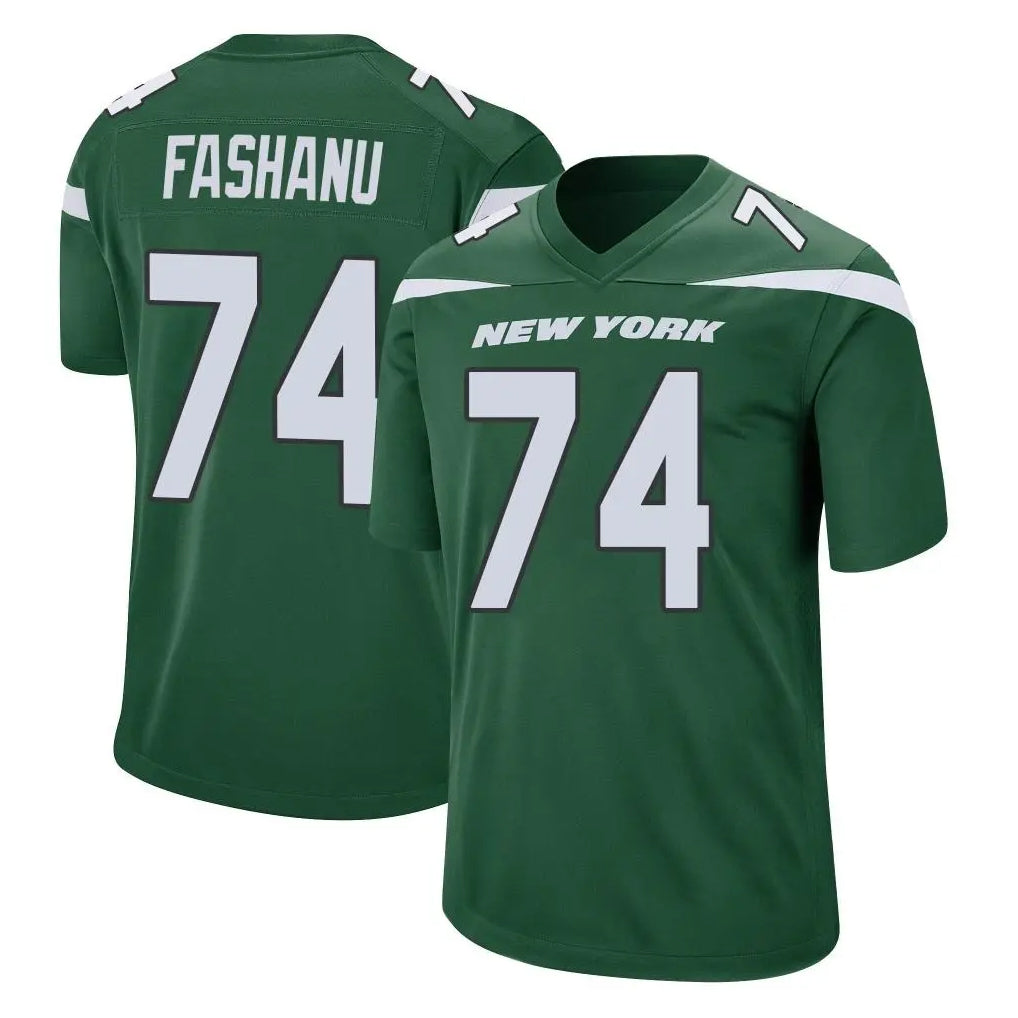 Tlead NY.Jets #74 Olu Fashanu Player Green Home Game Stitched Jerseys