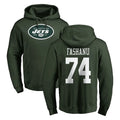 Tlead NY.Jets #74 Olu Fashanu Player Green LOGO Pullover Hoodies Limited Game Stitched Jerseys