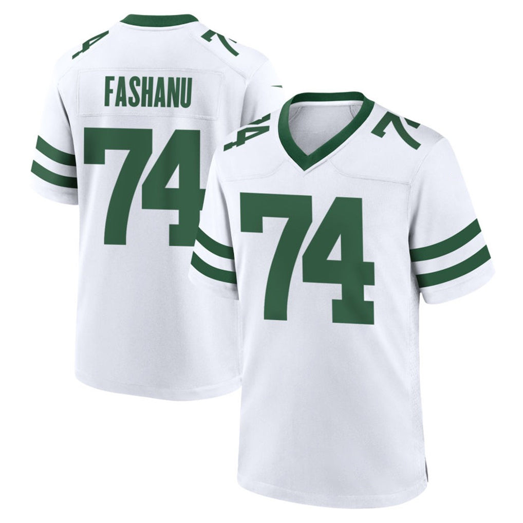 Tlead NY.Jets #74 Olu Fashanu Player White Legacy Home Game Stitched Jerseys