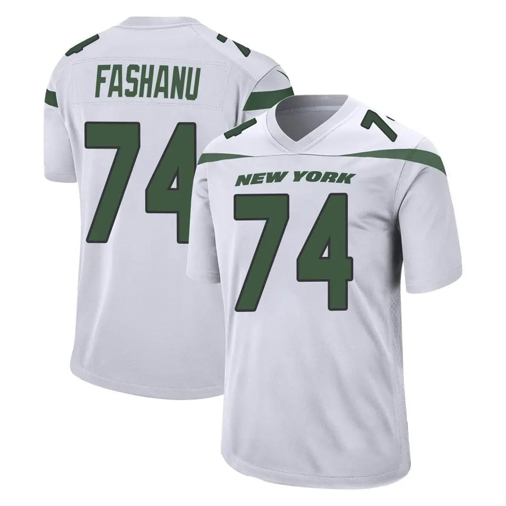 Tlead NY.Jets #74 Olu Fashanu Player White Spotlight Home Game Stitched Jerseys