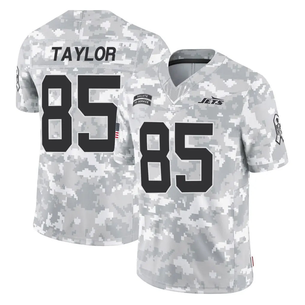 Tlead NY.Jets #85 Mason Taylor Player Arctic Camo Salute to Service Limited Game Stitched Jerseys