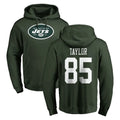 Tlead NY.Jets #85 Mason Taylor Player Green LOGO Pullover Hoodies Limited Game Stitched Jerseys