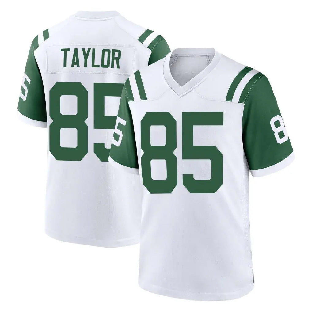 Tlead NY.Jets #85 Mason Taylor Player White Classic Home Game Stitched Jerseys