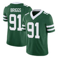 Tlead NY.Jets #91 Jowon Briggs Player Green Legacy Limited Vapor F.U.S.E. Home Game Stitched Jerseys
