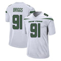 Tlead NY.Jets #91 Jowon Briggs Player White Spotlight Home Game Stitched Jerseys