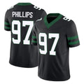 Tlead NY.Jets #97 Harrison Phillips Player Black Limited Legacy Vapor F.U.S.E. Home Game Stitched Jerseys
