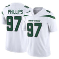 Tlead NY.Jets #97 Harrison Phillips Player White Limited Vapor F.U.S.E. Home Game Stitched Jerseys