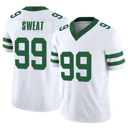 Tlead NY.Jets #99 T'Vondre Sweat Player White Legacy Limited Vapor F.U.S.E. Home Game Stitched Jerseys