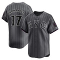 Tlead NY.Mets #17 Keith Hernandez Player Gray City Connect Limited Stitched Jerseys