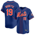 Tlead NY.Mets #19 Bo Bichette Player Royal Home Limited Stitched Jerseys