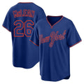 Tlead NY.Mets #26 Nolan McLean Player Royal T-shirt Home Game Stitched Jerseys