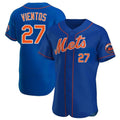 Tlead NY.Mets #27 Mark Vientos Player Royal Limited Elite Home Stitched Jerseys