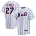 Tlead NY.Mets #27 Mark Vientos Player White Home Game Stitched Jerseys