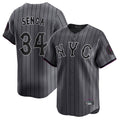 Tlead NY.Mets #34 Kodai Senga Player Gray City Connect Limited Stitched Jerseys
