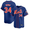 Tlead NY.Mets #34 Kodai Senga Player Royal Home Limited Stitched Jerseys