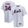Tlead NY.Mets #34 Kodai Senga Player White Home Replica Stitched Jerseys