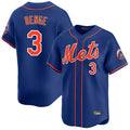 Tlead NY.Mets #3 Carson Benge Player Royal Home Limited Stitched Jerseys