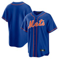 Tlead NY.Mets Blank Player Royal Home Game Stitched Jerseys