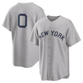 Tlead NY.Yankees #0 Marcus Stroman Player Gray Field of Dreams Game Stitched Jerseys