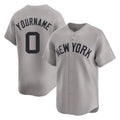 Tlead NY.Yankees #0 Marcus Stroman Player Gray Limited Home Stitched Jerseys