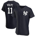Tlead NY.Yankees #11 Anthony Volpe Player Navy Limited Elite Home Stitched Jerseys