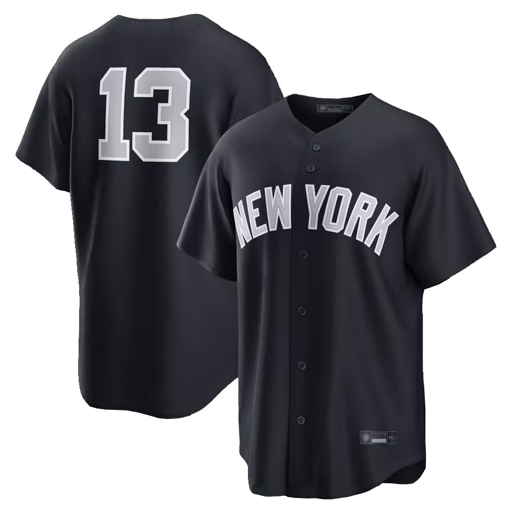 Tlead NY.Yankees #13 Jazz Chisholm Jr Player Navy Game Home Stitched Jerseys