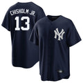 Tlead NY.Yankees #13 Jazz Chisholm Jr Player Navy Game Stitched Jerseys