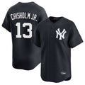Tlead NY.Yankees #13 Jazz Chisholm Jr Player Navy Limited Game Stitched Jerseys