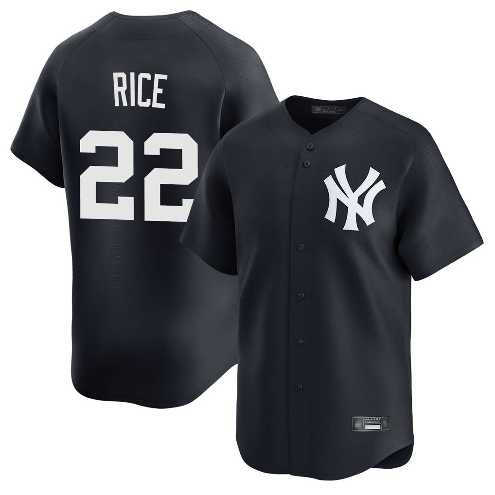 Tlead NY.Yankees #22 Ben Rice Player Navy Alternate Limited Home Stitched Jerseys