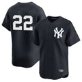 Tlead NY.Yankees #22 Ben Rice Player Navy Alternate Limited Stitched Jerseys