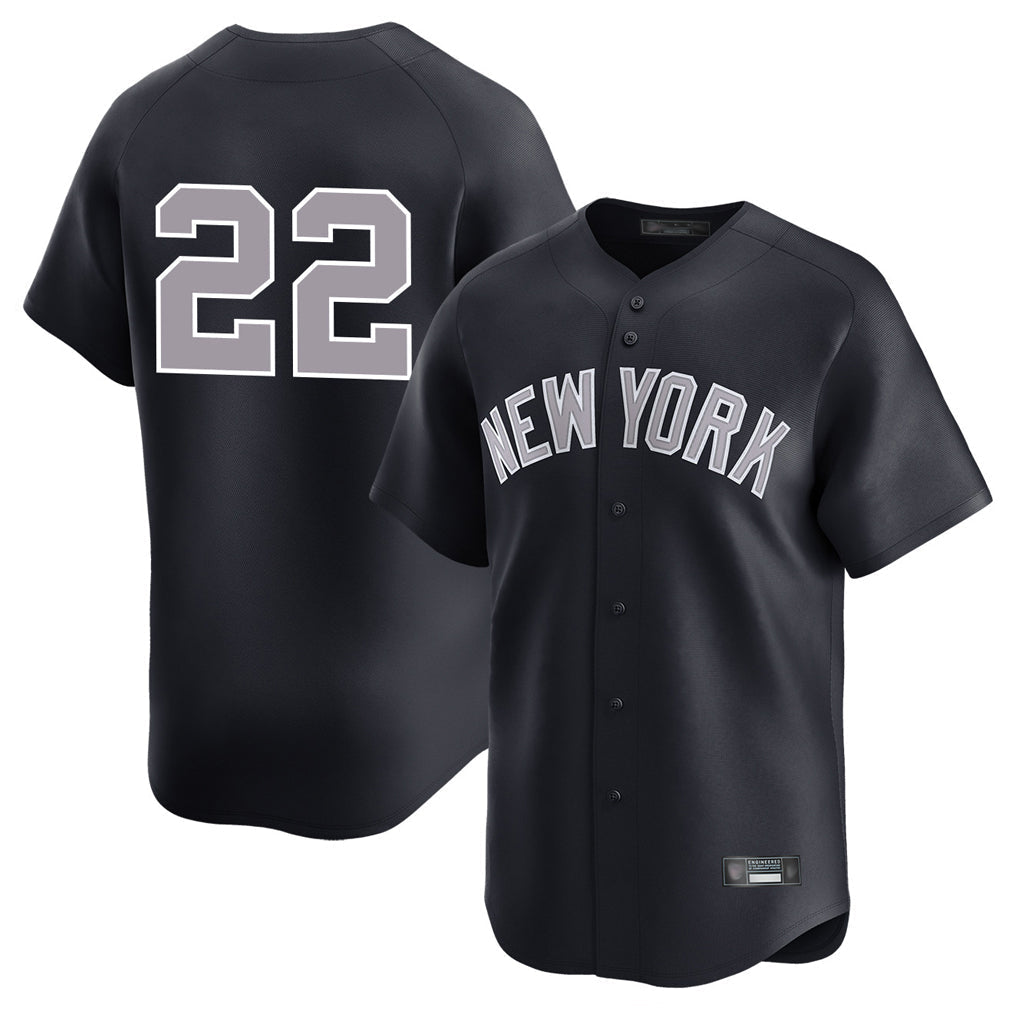 Tlead NY.Yankees #22 Ben Rice Player Navy Limited Stitched Jerseys