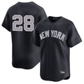 Tlead NY.Yankees #28 Austin Wells Player Navy Limited Stitched Jerseys