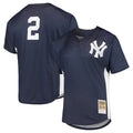 Tlead NY.Yankees #2 Derek Jeter Player Navy Mitchell & Ness Limited Stitched Jerseys