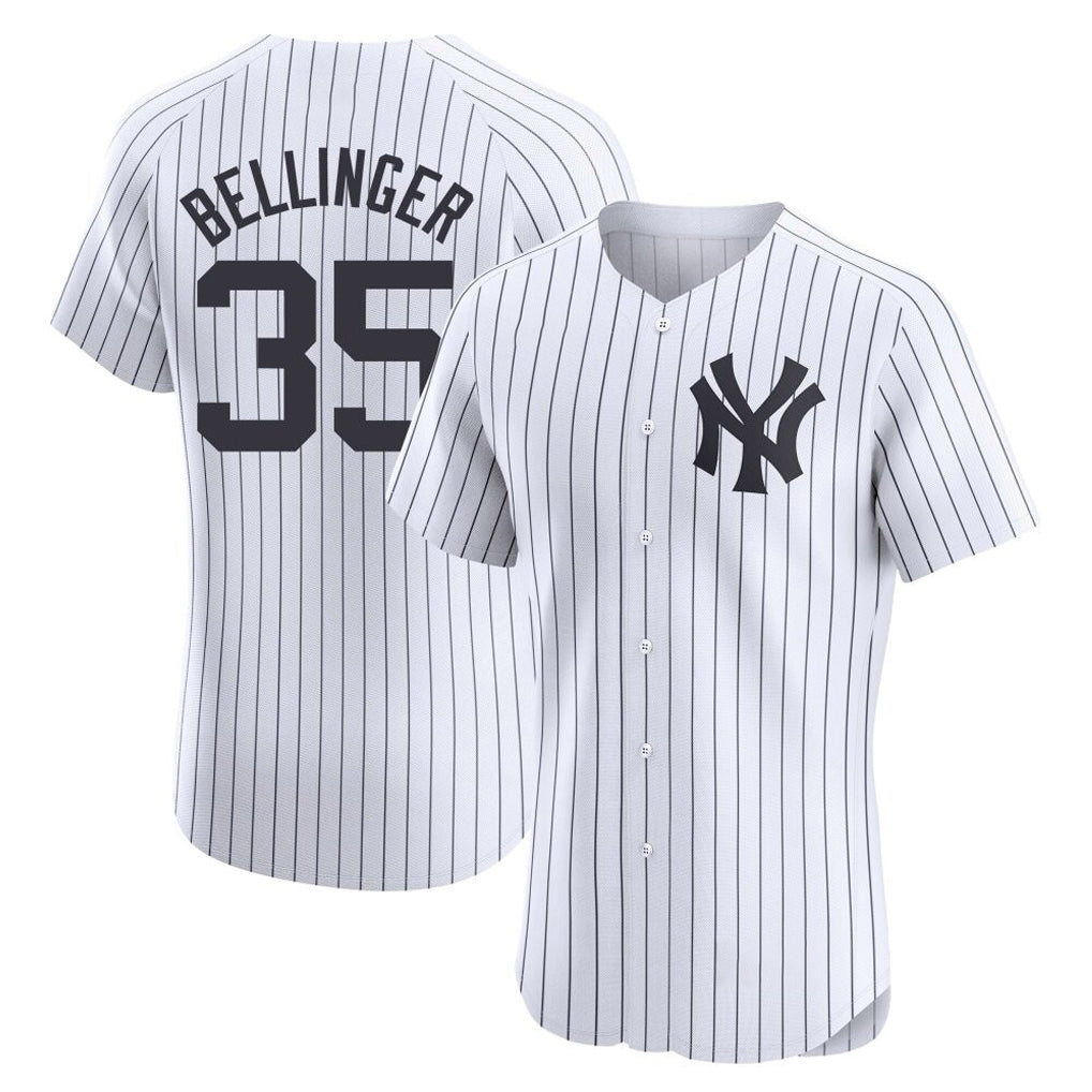 Tlead NY.Yankees #35 Cody Bellinger Player White Limited Elite Home Stitched Jerseys