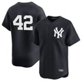 Tlead NY.Yankees #42 Mariano Rivera Player Navy Alternate Limited Stitched Jerseys