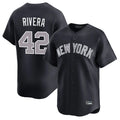 Tlead NY.Yankees #42 Mariano Rivera Player Navy Limited Home Stitched Jerseys
