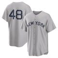 Tlead NY.Yankees #48 Paul Goldschmidt Player Gray Field of Dreams Game Stitched Jerseys