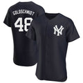 Tlead NY.Yankees #48 Paul Goldschmidt Player Navy Limited Elite Home Stitched Jerseys