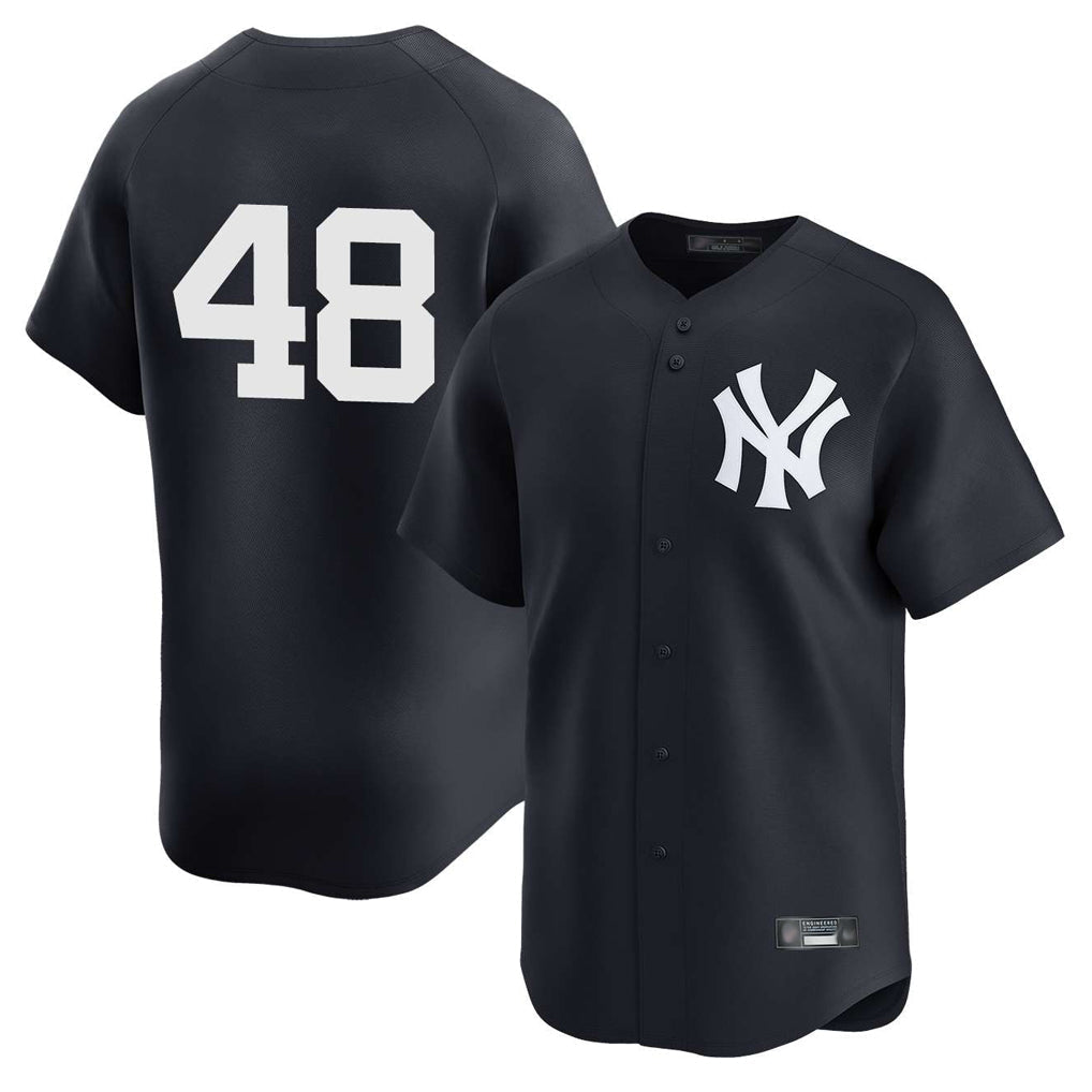 Tlead NY.Yankees #48 Paul Goldschmidt Player Navy Limited Home Stitched Jerseys