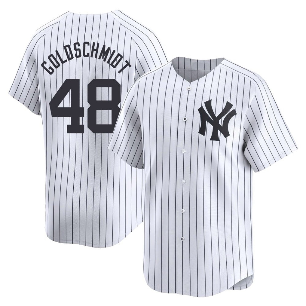 Tlead NY.Yankees #48 Paul Goldschmidt Player White Limited Stitched Jerseys