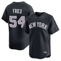 Tlead NY.Yankees #54 Max Fried Player Navy Limited Home Stitched Jerseys